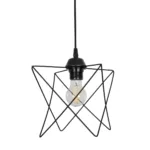 GloboStar® GLIND Vintage 201-0092 Κρεμαστό Φωτιστικό Ράγα Τρίφωτο 3 x E27 IP20 Μαύρο Μέταλλο - Μ55 x Π25 x Υ70cm - Image 6
