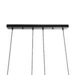 GloboStar® PULSAR 201-0103 Vintage Κρεμαστό Φωτιστικό Ράγα Πολύφωτο 4 x E27 IP20 Μαύρο Μέταλλο - Μ70 x Π20 x Υ80cm - Image 7