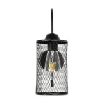 GLOBOSTAR® HANDANG 201-0123 Vintage Φωτιστικό Τοίχου - Απλίκα με Ντουί 1 x E27 AC 220-240V IP20 - Μαύρο - Μ12 x Π24 x Υ34cm - Image 3