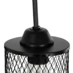GLOBOSTAR® HANDANG 201-0123 Vintage Φωτιστικό Τοίχου - Απλίκα με Ντουί 1 x E27 AC 220-240V IP20 - Μαύρο - Μ12 x Π24 x Υ34cm - Image 5