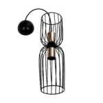GLOBOSTAR® LAVERA 201-0024 Vintage Κρεμαστό Φωτιστικό Οροφής με Ντουί 1 x E27 AC 220-240V IP20 - Χρυσό & Λευκό - Μ14 x Π14 x Υ44cm - Image 10