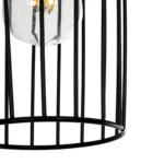 GLOBOSTAR® LAVERA 201-0024 Vintage Κρεμαστό Φωτιστικό Οροφής με Ντουί 1 x E27 AC 220-240V IP20 - Χρυσό & Λευκό - Μ14 x Π14 x Υ44cm - Image 8