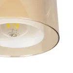 GLOBOSTAR® ZENIA 201-0134 Vintage Κρεμαστό Φωτιστικό Οροφής με Ντουί 1 x E27 AC 220-240V IP20 - Μαύρο - Μ16 x Π16 x Υ70cm - Image 9