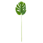 GloboStar® Artificial Garden MONSTERA LEAF 20223 - Τεχνητό Διακοσμητικό Φύλο Μονστέρας Π16 x Υ76cm