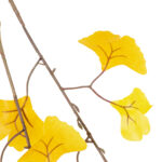 GloboStar® Artificial Garden GINKGO BRANCH 20229 10 x Τεχνητά Διακοσμητικά Κλαδία Γκίγκο Π50 x Υ65cm - Image 3