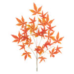 GloboStar® Artificial Garden MAPLE BRANCH 20230 10 x Τεχνητά Διακοσμητικά Κλαδία Σφένδαμου Π55 x Υ60cm - Image 2