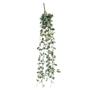GloboStar® Artificial Garden EUCALYPTUS HANGING BRANCH 20235 Τεχνητό Διακοσμητικό Κρεμαστό Φυτό Ευκάλυπτος Υ75cm