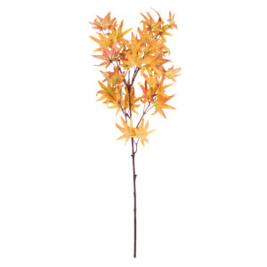 GloboStar® Artificial Garden MAPLE BRANCH 20264 Τεχνητό Διακοσμητικό Κλαδί Σφένδαμου Π25 x Υ90cm