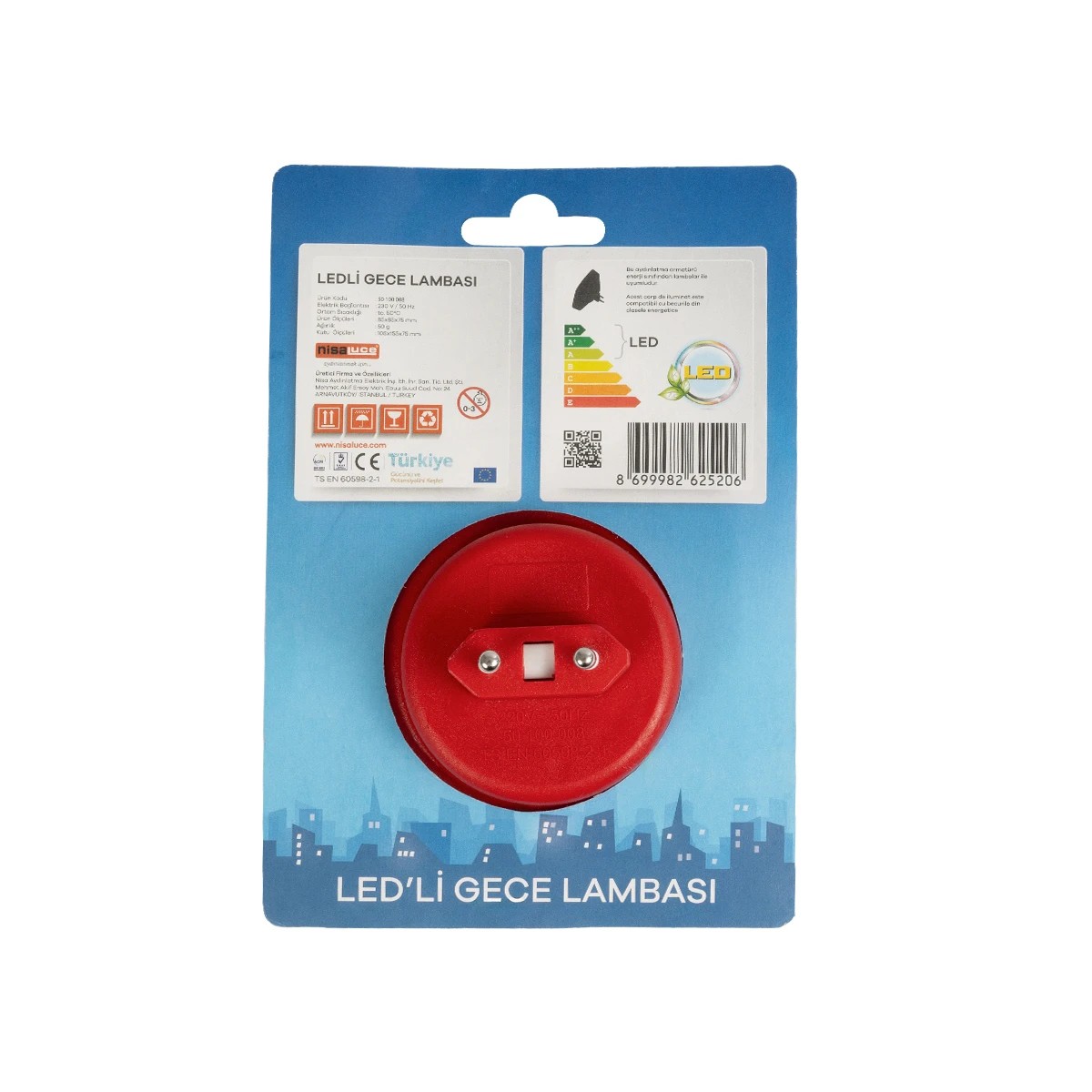 GloboStar® KIDDO 202-0001 Παιδικό Φωτιστικό Νυκτός LED 1W 95lm 360° AC220-240V IP20 Ψυχρό Λευκό 6000K - M5.5 x Π5.5 x Υ8cm - 2 Χρόνια Εγγύηση - Image 7