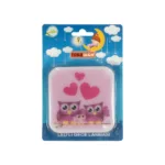 GloboStar® KIDDO 202-0002 Παιδικό Φωτιστικό Νυκτός LED 1W 95lm 360° AC220-240V IP20 Ψυχρό Λευκό 6000K- Μ5.5 x Π5.5 x Υ8cm - 2 Χρόνια Εγγύηση - Image 5