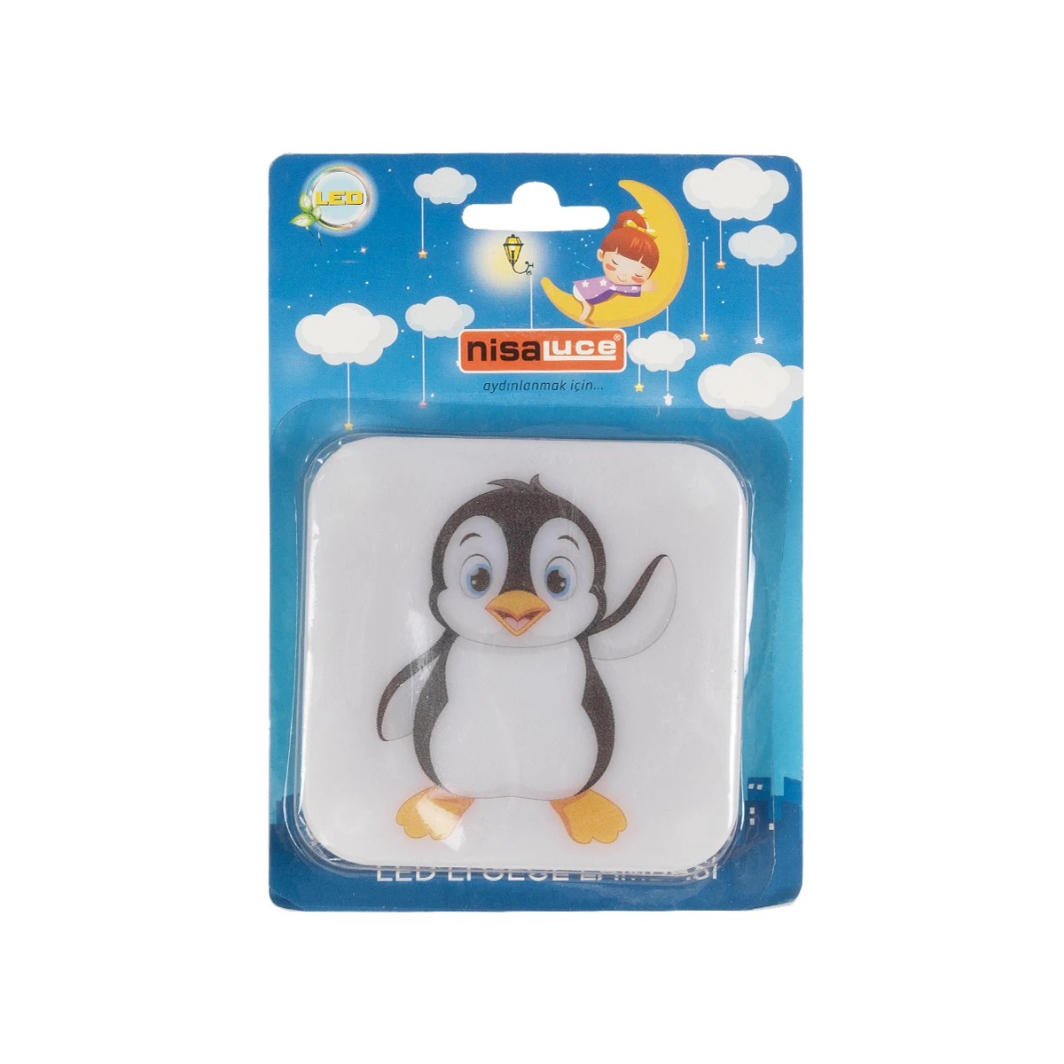 GloboStar® KIDDO 202-0004 Παιδικό Φωτιστικό Νυκτός LED 1W 95lm 360° AC220-240V IP20 Ψυχρό Λευκό 6000K - Μ5.5 x Π5.5 x Υ8cm - 2 Χρόνια Εγγύηση - Image 5