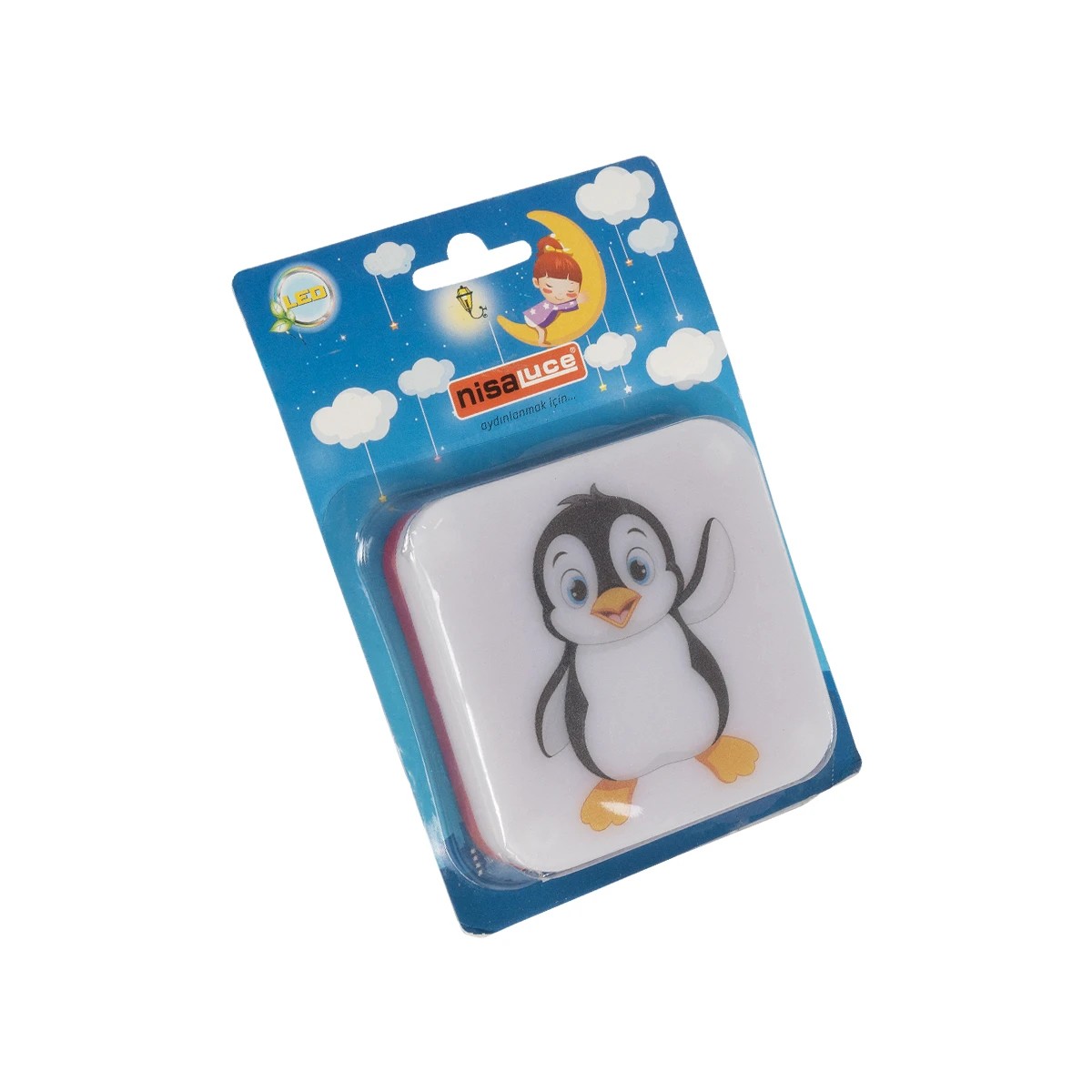 GloboStar® KIDDO 202-0004 Παιδικό Φωτιστικό Νυκτός LED 1W 95lm 360° AC220-240V IP20 Ψυχρό Λευκό 6000K - Μ5.5 x Π5.5 x Υ8cm - 2 Χρόνια Εγγύηση - Image 6