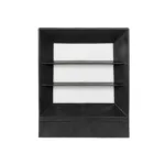 GloboStar® ENGLAND 202-0018 Μοντέρνο Επιδαπέδιο Φωτιστικό Μονόφωτο 1 x E27 IP44 - Μαύρο Πλαστικό Μ22 x Π22 x Υ27cm - Image 3