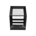 GloboStar® ENGLAND 202-0018 Μοντέρνο Επιδαπέδιο Φωτιστικό Μονόφωτο 1 x E27 IP44 - Μαύρο Πλαστικό Μ22 x Π22 x Υ27cm - Image 5