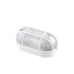 GloboStar® ARGO 202-0019 Vintage Επιτοίχιο Φωτιστικό Καραβοχελώνα Μονόφωτο 1 x E27 IP44 - Λευκό Πλαστικό - L35 X W12 H10CM