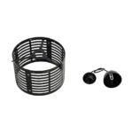 GloboStar® DOMINIC 202-0030 Μοντέρνο Κρεμαστό Φωτιστικό Καπέλο Μονόφωτο 1 x E27 IP20 Μαύρο Πλαστικό - Μ30 x Π30 x Υ70cm - Image 10