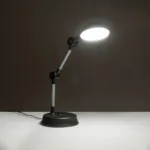 GloboStar® 202-0061 Μοντέρνο Επιτραπέζιο Φωτιστικό LED 6W 540lm 360° AC220-240V IP20 Ψυχρό Λευκό 6000K Μαύρο Πλαστικό - Μ20 x Π14.5 xΥ33cm  - 2 Χρόνια Εγγύηση - Image 2