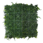 GloboStar® Artificial Garden JUNGLE FERN 20351 Τεχνητό Διακοσμητικό Πάνελ Φυλλωσιάς - Κάθετος Κήπος σύνθεση Ζούγκλα Φτέρης Μ100 x Π100 x Υ20cm - Image 4