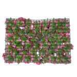 GloboStar® Artificial Garden ROSES STORY 20357 Τεχνητό Διακοσμητικό Πάνελ Λουλουδιών - Κάθετος Κήπος σύνθεση Βυσσινί Τριαντάφυλλα Μ40 x Π60 x Υ15cm - Image 4