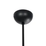 GloboStar® LATTICE 203-0017 Μοντέρνο Κρεμαστό Φωτιστικό Ράγα Πολύφωτο 6 x E27 IP20 Μαύρο & Μπρούτζινο Μέταλλο με Mελί Γυαλί - Μ120 x Π32 x Υ32cm - Image 10