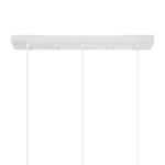 GloboStar® YASAM 203-0027 Vintage Κρεμαστό Φωτιστικό Ράγα Τρίφωτο 3 x E27 IP20 Λευκό Ρατάν - Μ45 x Π18 x Υ30cm - Image 9