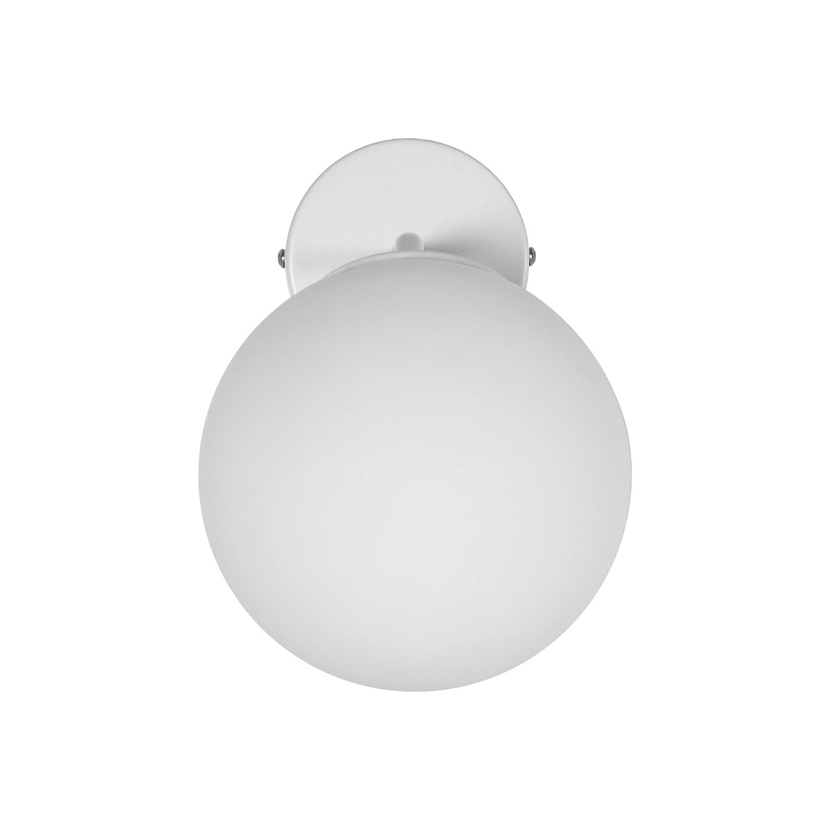 GloboStar® DALPH 203-0035 Vintage Επιτοίχιο Φωτιστικό Απλίκα Μονόφωτο 1 x E27 IP20 Λευκό Μέταλλο με Λευκό Γυαλί - M15 x Π18 x Υ22.5cm - Image 3