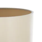 GloboStar® RALPH 203-0039 Vintage Επιτοίχιο Φωτιστικό Απλίκα Μονόφωτο 1 x E27 IP20 Χρυσό Μέταλλο με Λευκό Ύφασμα - Μ22 x Π29 x Υ30cm - Image 5