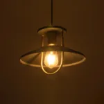 GloboStar® BILLA 203-0042 Vintage Κρεμαστό Φωτιστικό Καμπάνα Μονόφωτο 1 x E27 IP20 Μαύρο & Χρυσό Μέταλλο - M30.5 x Π30.5 x Υ20cm - Image 2