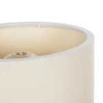 GloboStar® CUP 203-0052 Vintage Επιτραπέζιο Φωτιστικό Πορτατίφ Μονόφωτο 1 x E27 IP20 Μπεζ Ξύλο με Λευκό Ύφασμα - Μ28 x Π14 x Υ26.5cm - Image 8