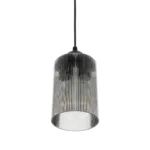GloboStar® TORUS 203-0063 Μοντέρνο Κρεμαστό Φωτιστικό Καμπάνα Μονόφωτο 1 x E27 IP20 Μαύρο Πλαστικό - Μ10.5 x Π10.5 x Υ18.5cm - Image 5