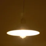 GloboStar® FERRO 203-0085 Μοντέρνο Κρεμαστό Φωτιστικό Καμπάνα Μονόφωτο 1 x E27 IP20 Λευκό Πλαστικό - Μ30 x Π30 x Υ15cm - Image 2