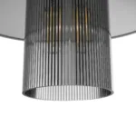 GloboStar® PROMO 203-0089 Μοντέρνο Κρεμαστό Φωτιστικό Καμπάνα Μονόφωτο 1 x E27 IP20 Μαύρο Πλαστικό - Μ25.5 x Π25.5 x Υ20cm - Image 7