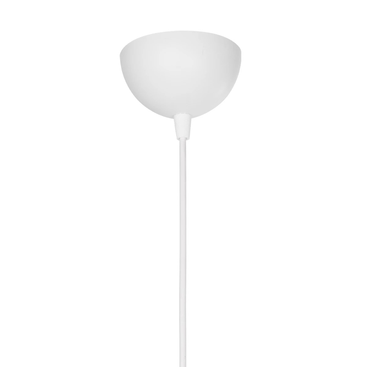 GloboStar® SONIA 203-0121 Μοντέρνο Κρεμαστό Φωτιστικό Καπέλο Μονόφωτο 1 x E27 IP20 Σκούρο Μπεζ & Μπεζ Ύφασμα με Χρυσή Λεπτομέρεια - Μ30 x Π30 x Υ90 cm - Image 8