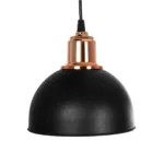 GloboStar® ΗUT 203-0146 Μοντέρνο Κρεμαστό Φωτιστικό Καμπάνα Τρίφωτο 3 x E27 IP20 Μαύρο με Χρυσό Πλαστικό - Μ40 x Π40 x Υ76cm - Image 7