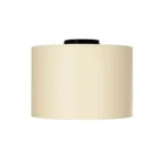 GloboStar® CILIO 203-0149 Μοντέρνο Φωτιστικό Οροφής Καπέλο Μονόφωτο 1 x E27 IP20 Λευκό Ύφασμα - Μ30 x Π30 x Υ21cm - Image 3