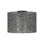 GloboStar® CILIO 203-0152 Μοντέρνο Φωτιστικό Οροφής Καπέλο Μονόφωτο 1 x E27 IP20 Μαύρο Διάτρητο Ύφασμα - Μ30 x Π30 x Υ21cm - Image 3