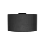 GloboStar® CILIO 203-0158 Μοντέρνο Φωτιστικό Οροφής Καπέλο Μονόφωτο 1 x E27 IP20 Γκρι Ύφασμα - Μ38 x Π30 x Υ21cm - Image 3