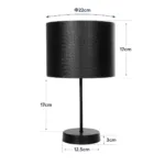 GloboStar® WIZ 203-0180 Μοντέρνο Επιτραπέζιο Φωτιστικό Μονόφωτο 1 x E27 IP20 Χρυσο Μέταλλο Με Μπεζ Καπέλο- Μ22 x Π22 x Υ36.5cm - Image 8