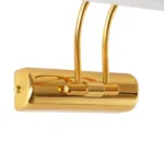 GloboStar® REFINE 203-0185 Φωτιστικό Τοίχου - Απλίκα LED 7W 640lm 120° AC 220-240V IP44 Θερμό Λευκό 2700K Χρυσό - Μ35 x Π25 x Υ9cm - 2 Xρόνια Εγγύηση - Image 5