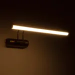 GloboStar® REFINE 203-0186 Φωτιστικό Τοίχου - Απλίκα LED 7W 640lm 120° AC 220-240V IP44 Θερμό Λευκό Μπρονζέ - Μ35 x Π25 x Υ9cm - 2 Xρόνια Εγγύηση - Image 2