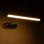 GloboStar® REFINE 203-0187 Φωτιστικό Τοίχου - Απλίκα LED 7W 640lm 120° AC 220-240V IP44 Θερμό Λευκό Χρώμιο - Μ35 x Π25 x Υ9cm - 2 Xρόνια Εγγύηση - Image 2