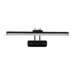 GloboStar® REFINE 203-0188 Φωτιστικό Τοίχου - Απλίκα LED 7W 640lm 120° AC 220-240V IP44 Θερμό Λευκό Μαύρο - Μ35 x Π25 x Υ9cm - 2 Xρόνια Εγγύηση - Image 3