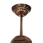 GloboStar® VITRO 203-0194 Vintage Κρεμαστό Φωτιστικό Φαναράκι Μονόφωτο 1 x E27 IP44 Χάλκινο Πλαστικό Σώμα - Μ16 x Π16 x Υ48cm - Image 5