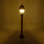 GloboStar® VITRO 203-0197 Vintage Επιδαπέδιο Φωτιστικό Φαναράκι Μονόφωτο 1 x E27 IP44 Χάλκινο Πλαστικό Σώμα - Μ16 x Π16 x Υ100cm - Image 2