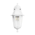 GloboStar® VITRO 203-0201 Vintage Επιτοίχιο Φωτιστικό Φαναράκι Μονόφωτο 1 x E27 IP44 Λευκό Πλαστικό Σώμα - Μ19 x Π16 x Υ39cm - Image 3
