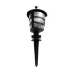 GloboStar® ZARDIN 203-0208 Vintage Καρφωτό Φωτιστικό Φαναράκι Μονόφωτο 1 x E27 IP44 Μαύρο Πλαστικό Σώμα - Μ17 x Π17 x Υ45cm - Image 4