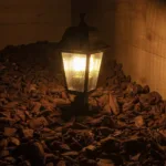 GloboStar® SOLME 203-0213 Vintage Καρφωτό Φωτιστικό Φαναράκι Μονόφωτο 1 x E27 IP44 Μαύρο Πλαστικό Σώμα - Μ15 x Π15 x Υ50cm - Image 2