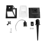 GloboStar® SOLME 203-0213 Vintage Καρφωτό Φωτιστικό Φαναράκι Μονόφωτο 1 x E27 IP44 Μαύρο Πλαστικό Σώμα - Μ15 x Π15 x Υ50cm - Image 7