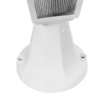 GloboStar® SOLME 203-0220 Vintage Επιδαπέδιο Φωτιστικό Φαναράκι Μονόφωτο 1 x E27 IP44 Λευκό Πλαστικό Σώμα - Μ15 x Π15 x Υ38cm - Image 6