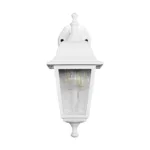 GloboStar® SOLME 203-0221 Vintage Επιτοίχιο Φωτιστικό Φαναράκι Μονόφωτο 1 x E27 IP44 Λευκό Πλαστικό Σώμα - Μ19 x Π15 x Υ35cm - Image 3